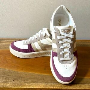 Gola Sneakers Purple and Gold